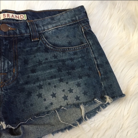 J Brand Star Denim Cutoff Shorts Vintage Star 26 - Picture 6 of 8